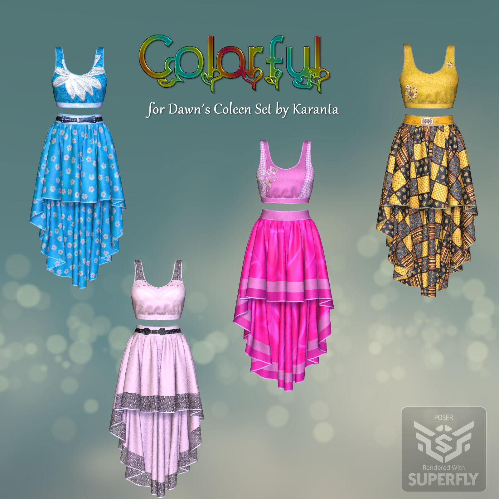 DA-Colorful for Dawns Coleen Set by Karanta by N/A