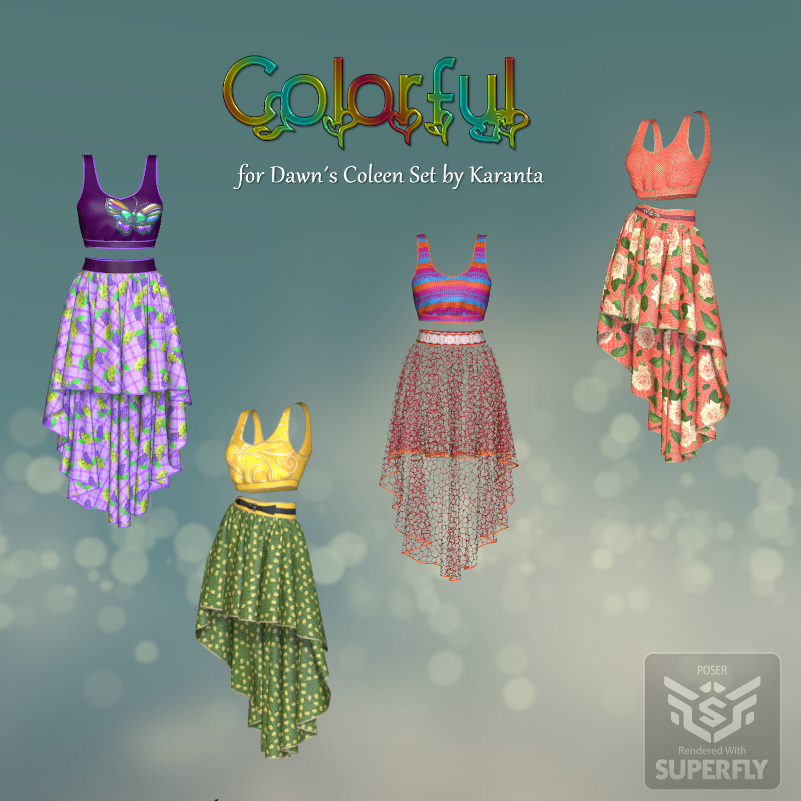 DA-Colorful for Dawns Coleen Set by Karanta by N/A