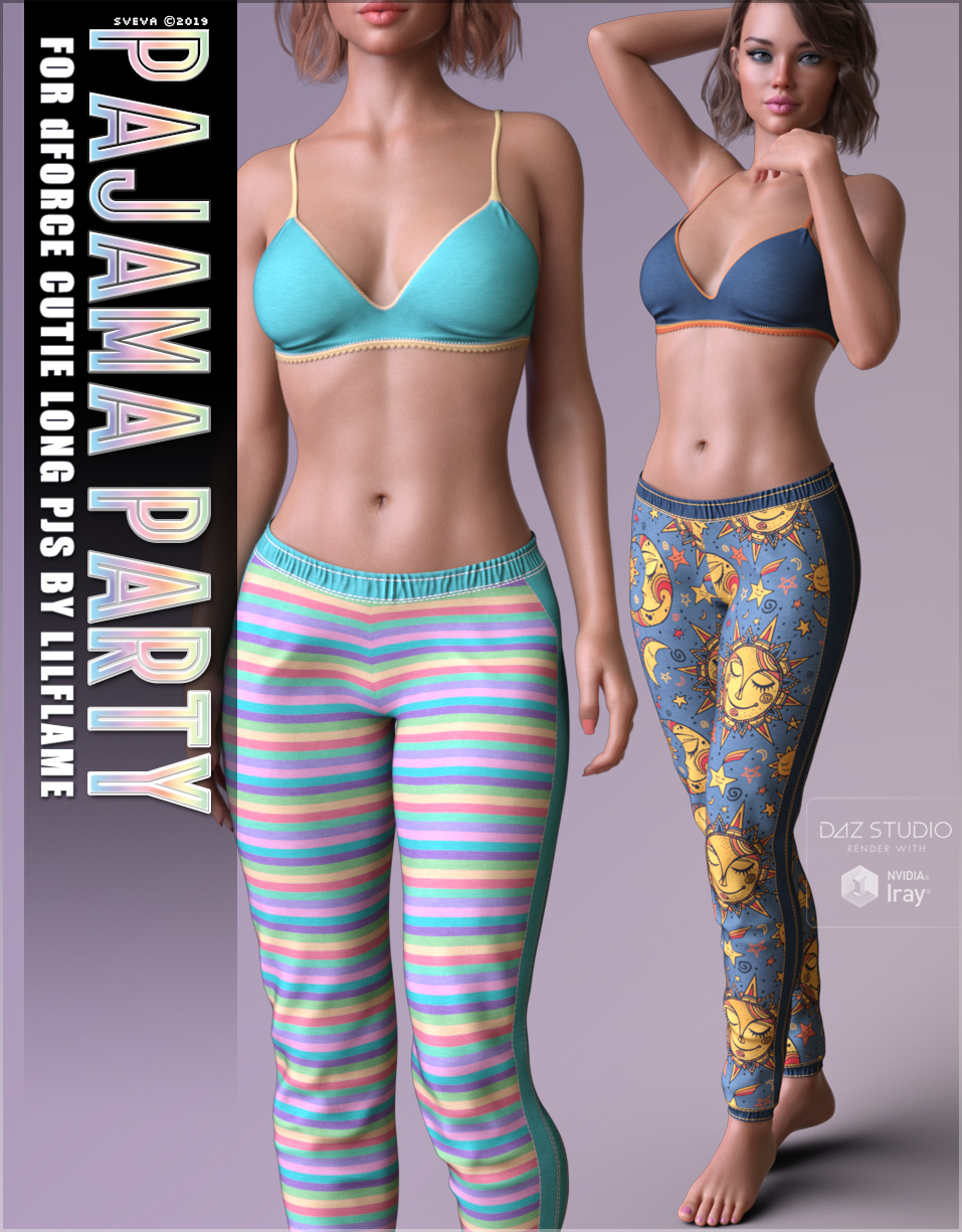 Pajama Party for dForce Cutie Long PJs by N/A