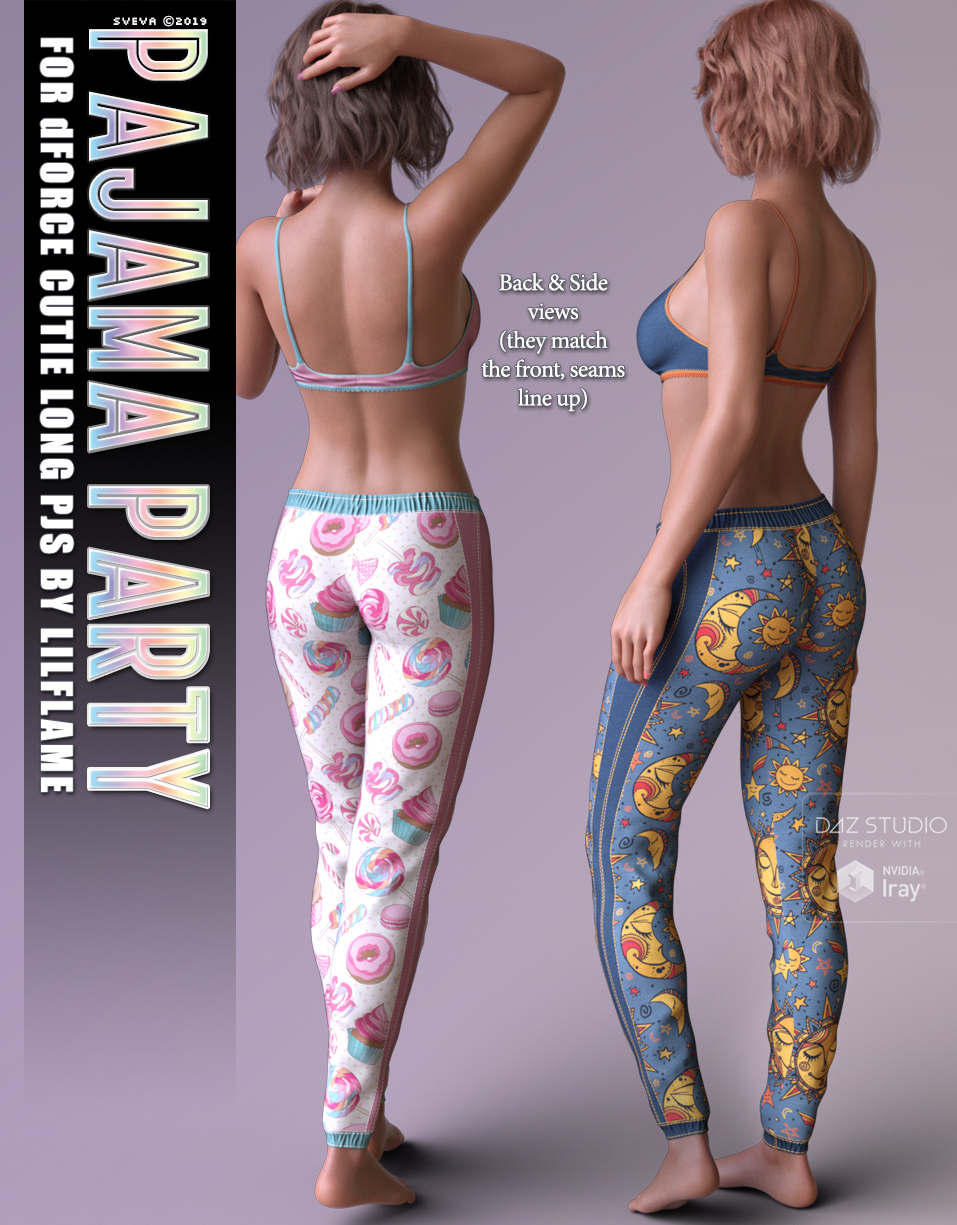 Pajama Party for dForce Cutie Long PJs by N/A