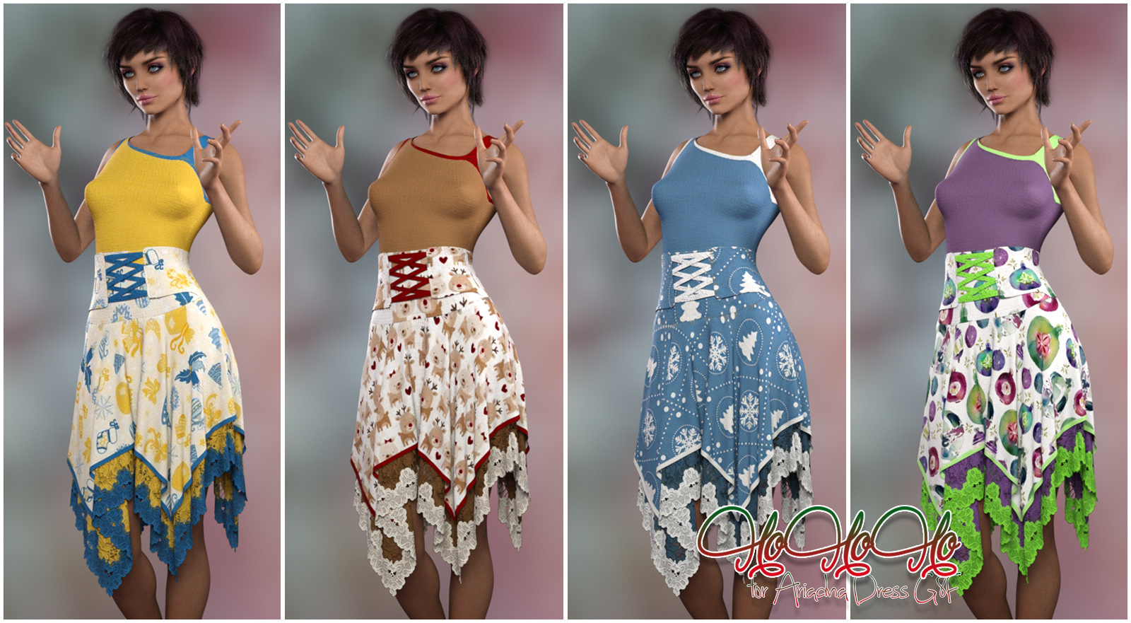 HoHoHo Ariadna Dress G8F by N/A