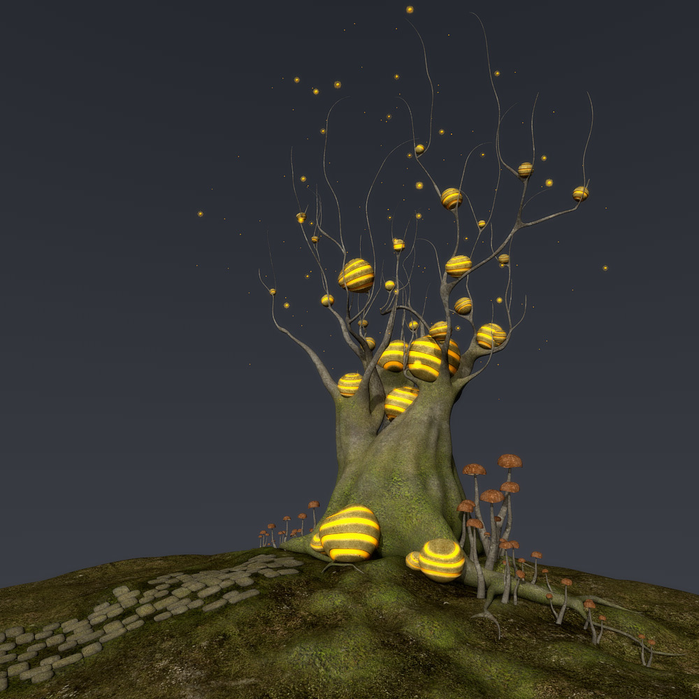 Swamp tree for Daz Studio by N/A