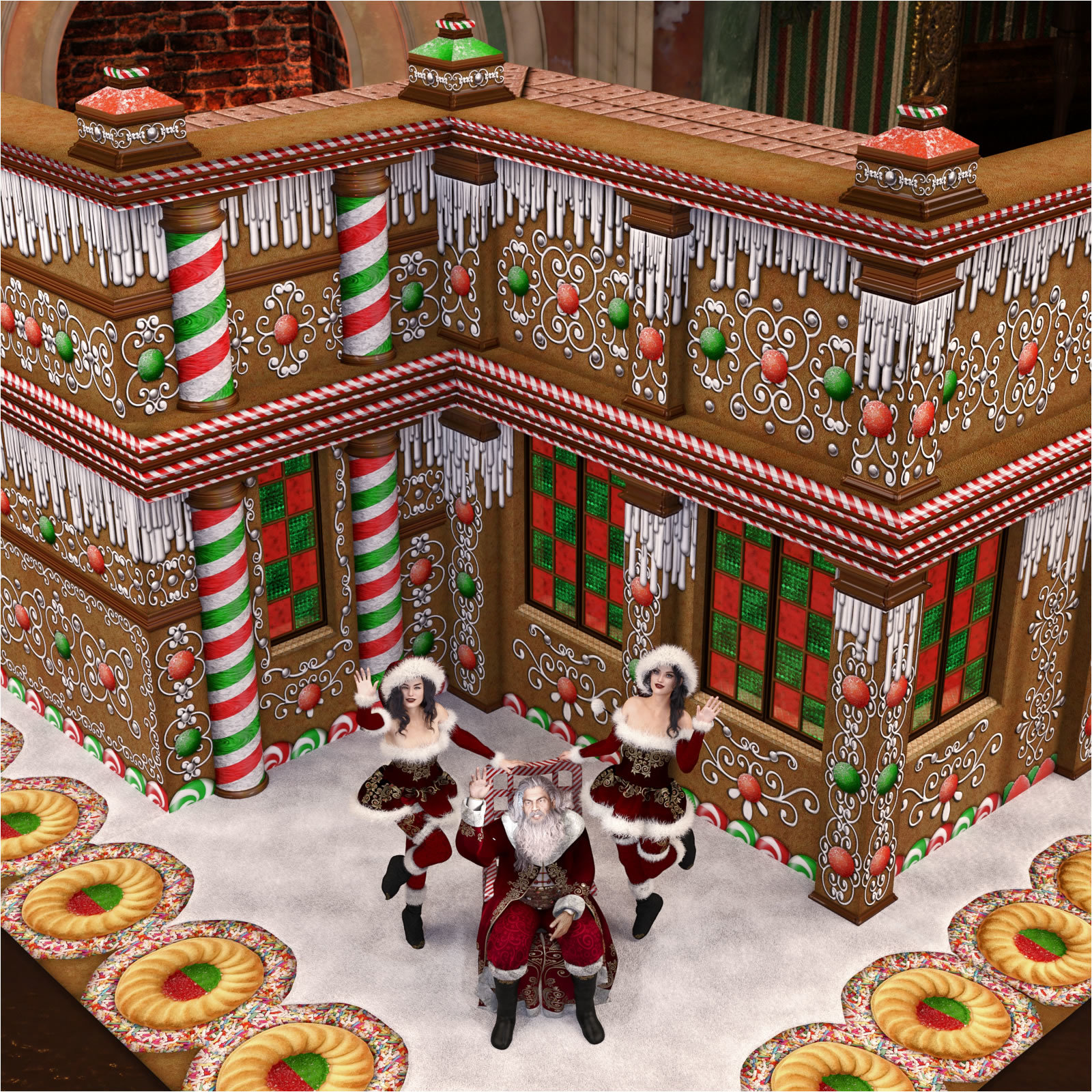 Gingerbread Manor by N/A