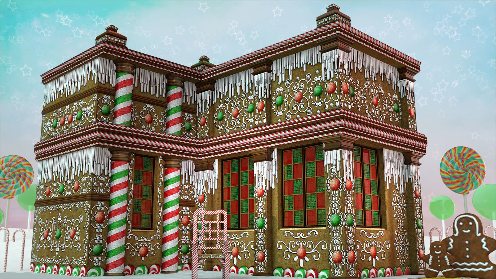 Gingerbread Manor by N/A