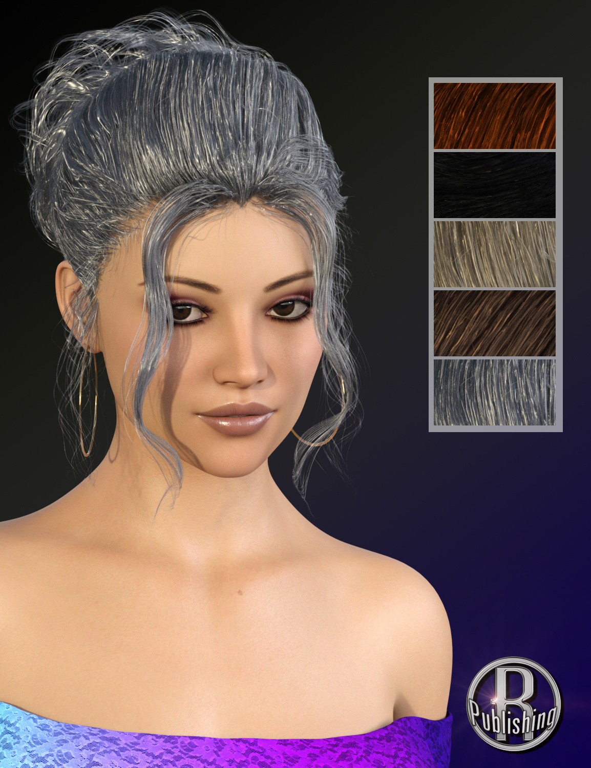 Laure Classy Evening Up Do for the Genesis 3 and 8 Females by N/A