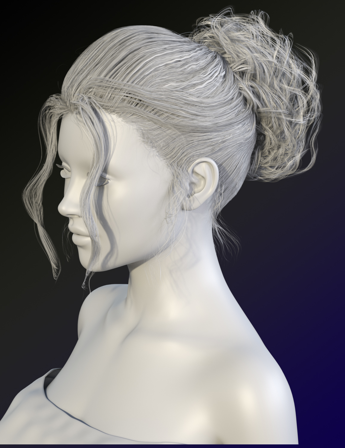 Laure Classy Evening Up Do for the Genesis 3 and 8 Females by N/A