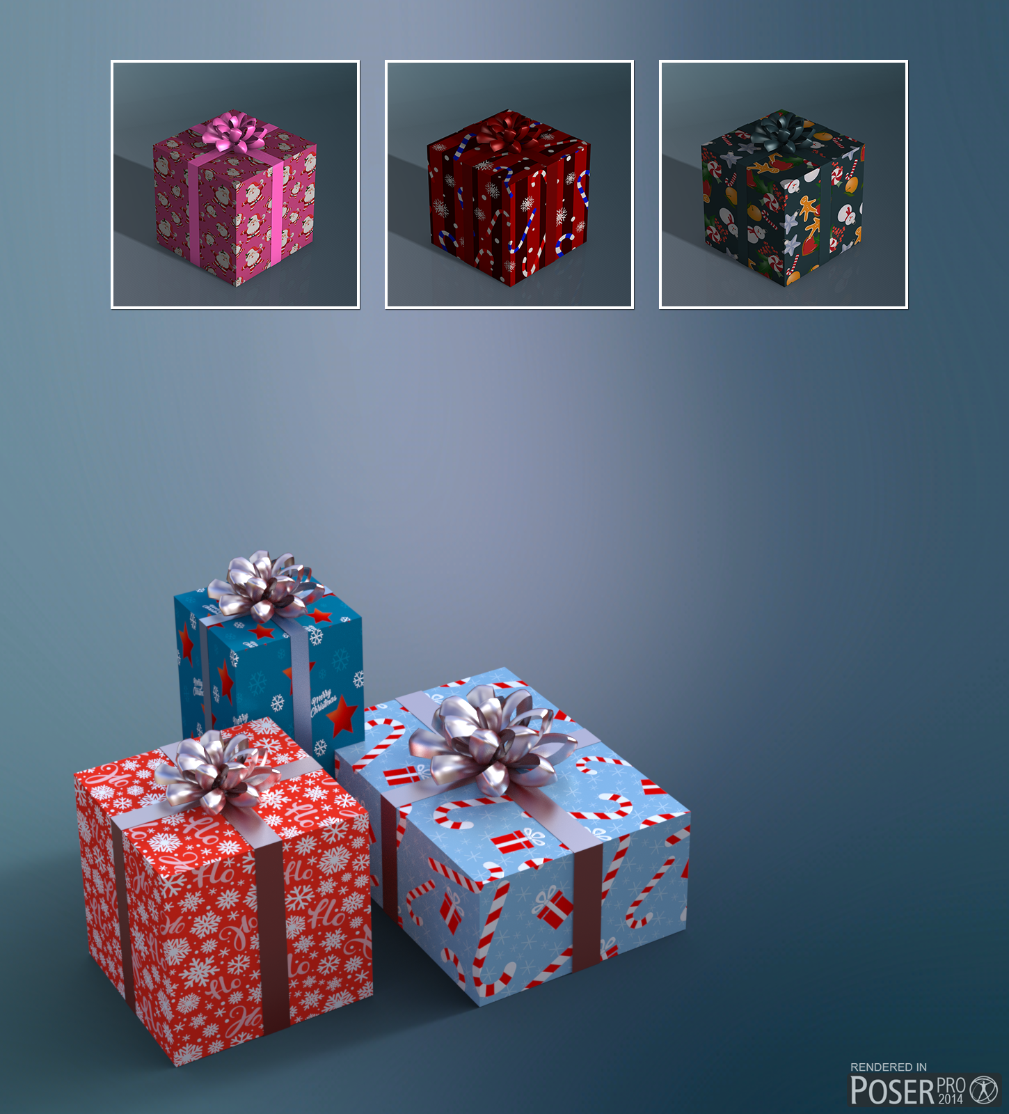 Poser - Christmas Wraps by N/A