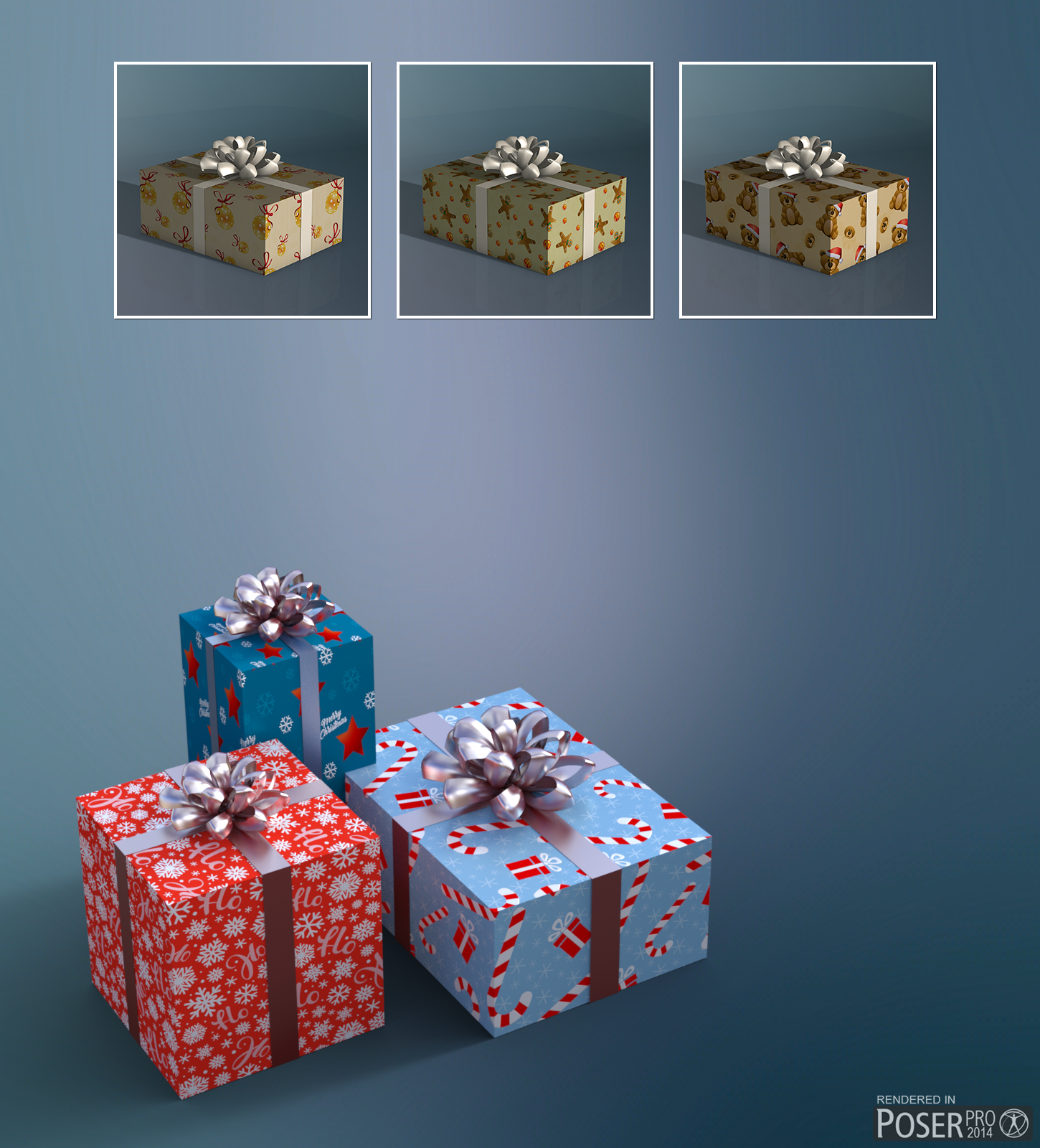 Poser - Christmas Wraps by N/A