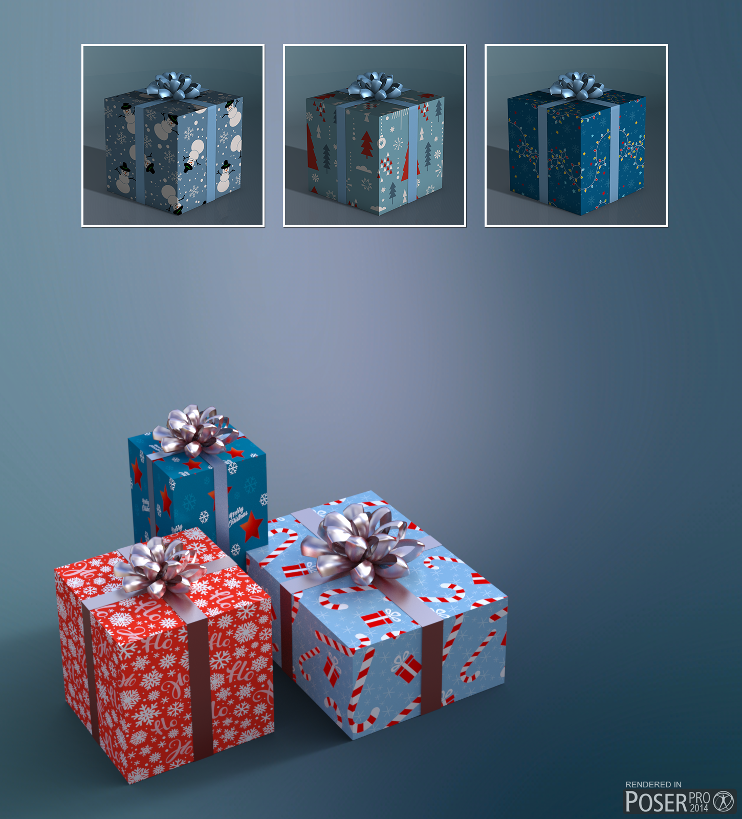Poser - Christmas Wraps by N/A