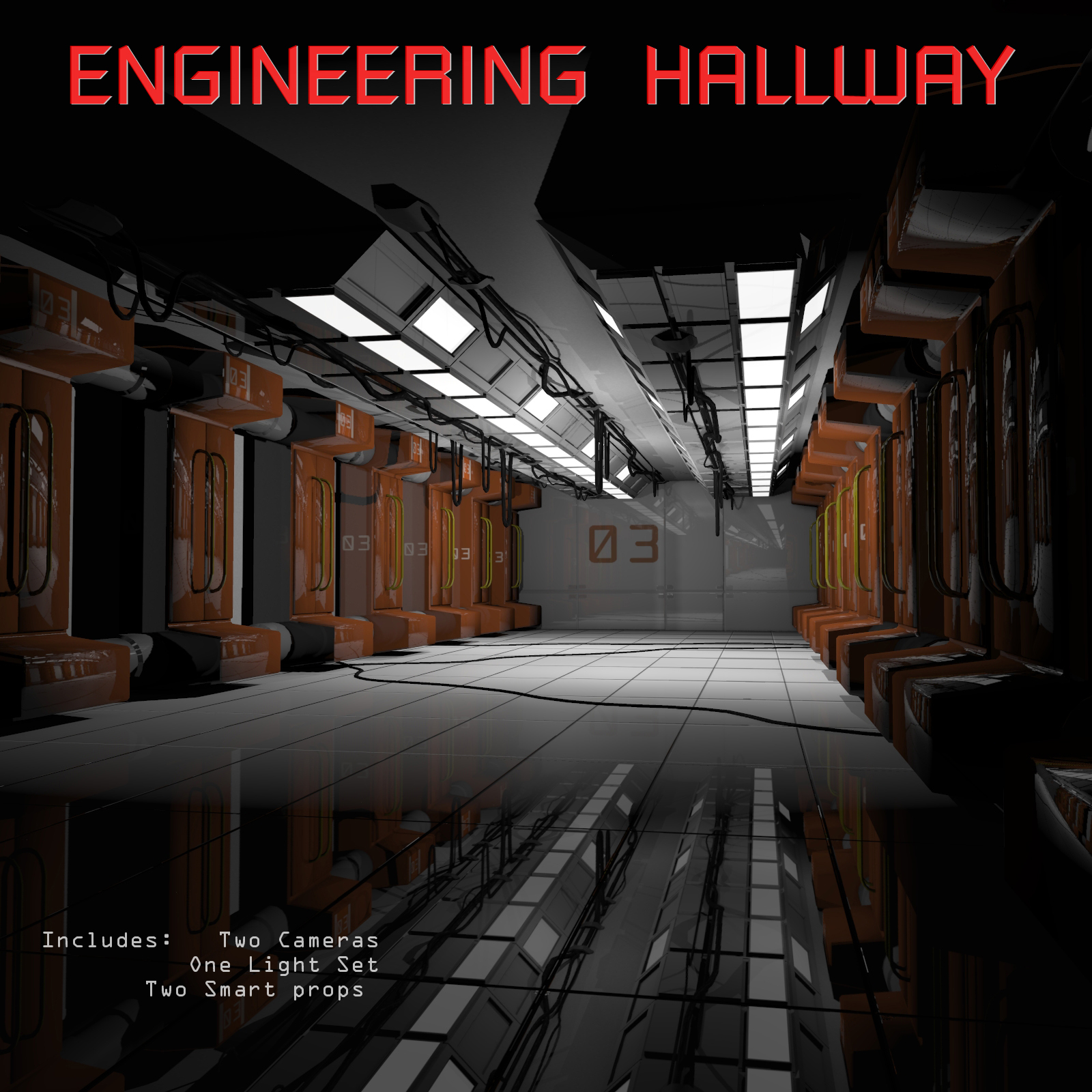 Engineering Hallway by N/A