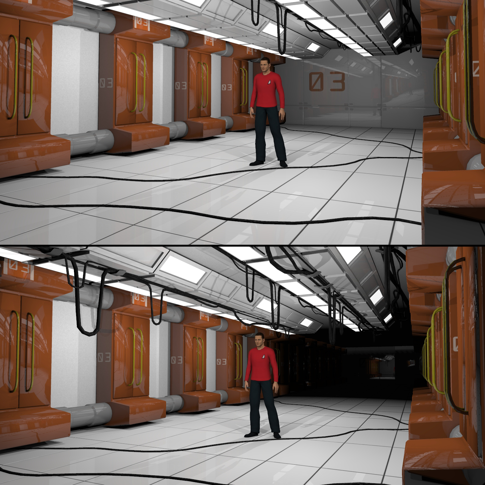 Engineering Hallway by N/A