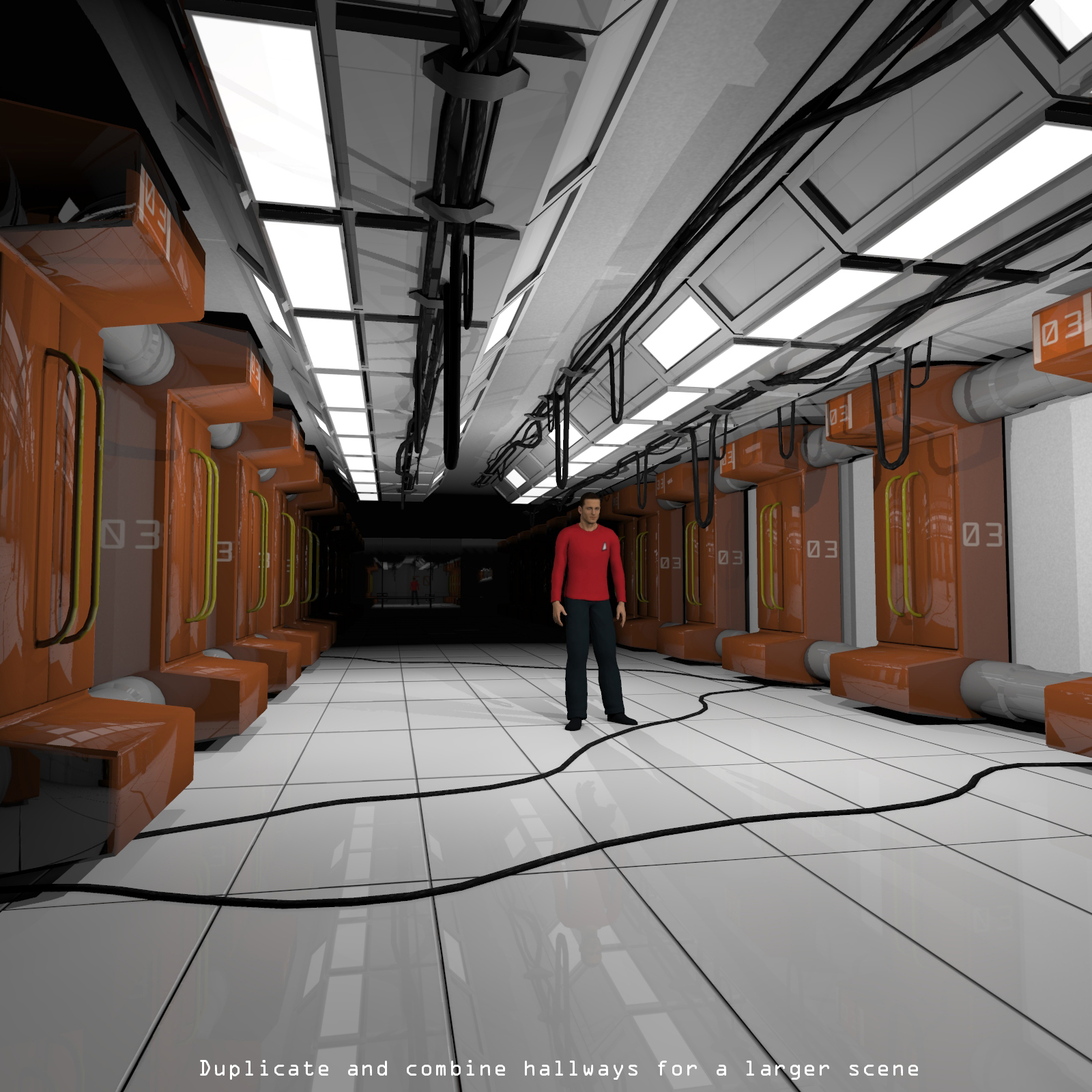 Engineering Hallway by N/A