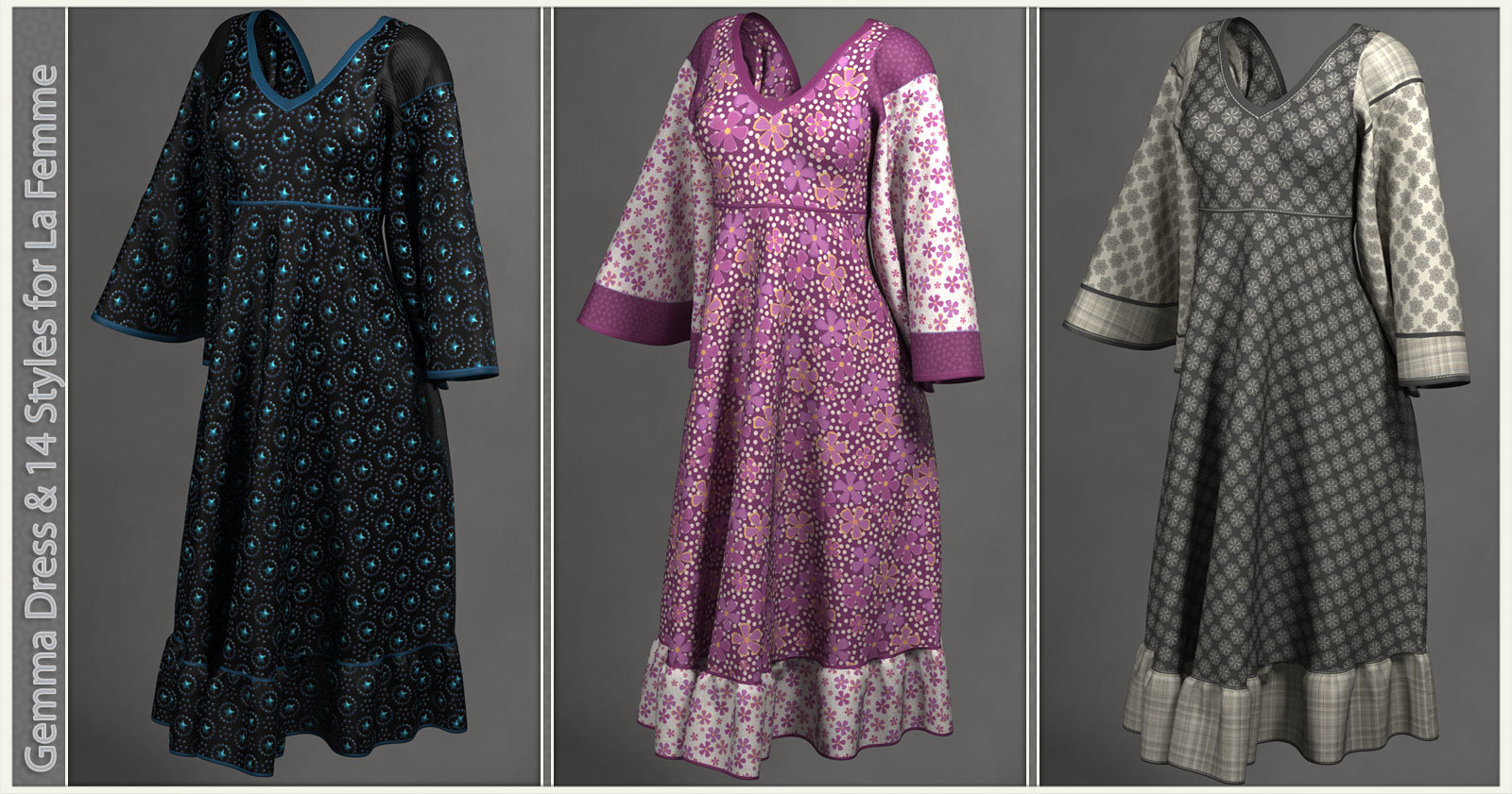 Gemma Dress for La Femme by N/A