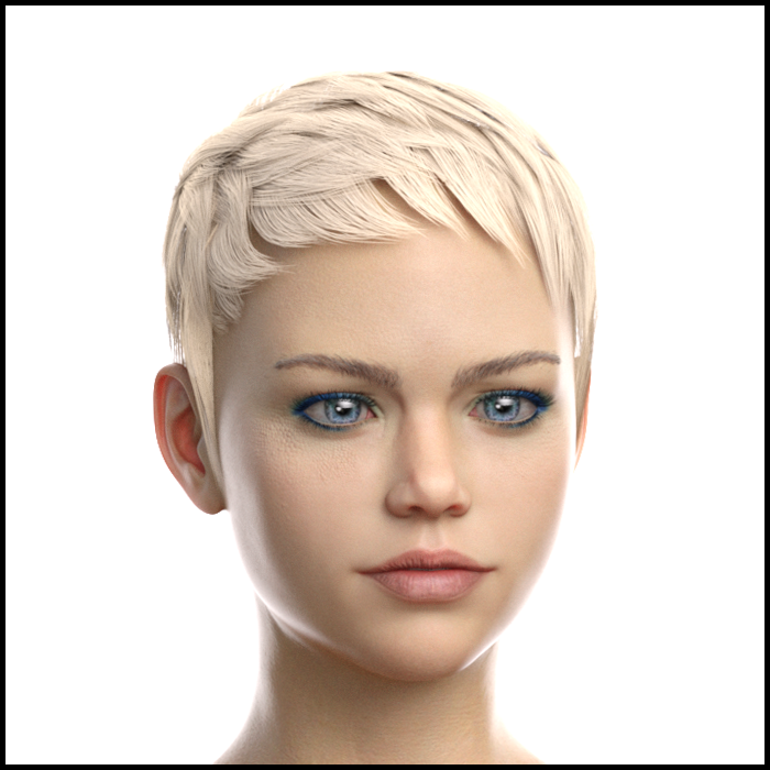 SJ Hair for Genesis 8 Female by N/A