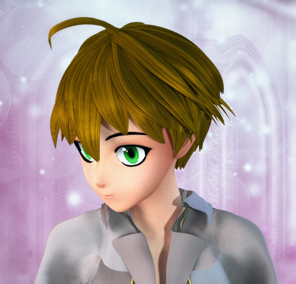 Anime Boy hair for La Femme by N/A