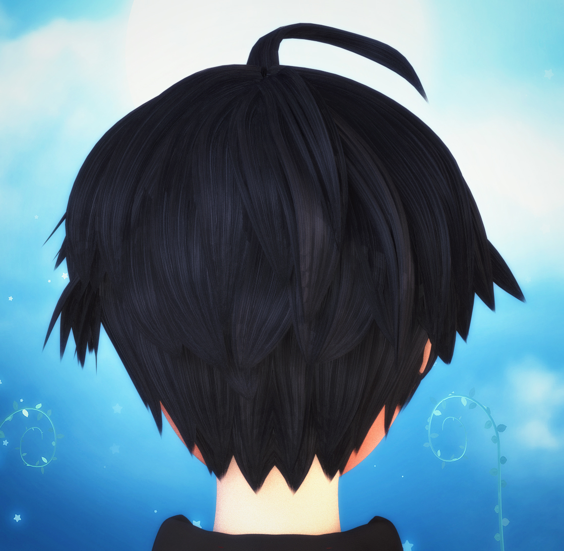 Anime Boy hair for La Femme by N/A