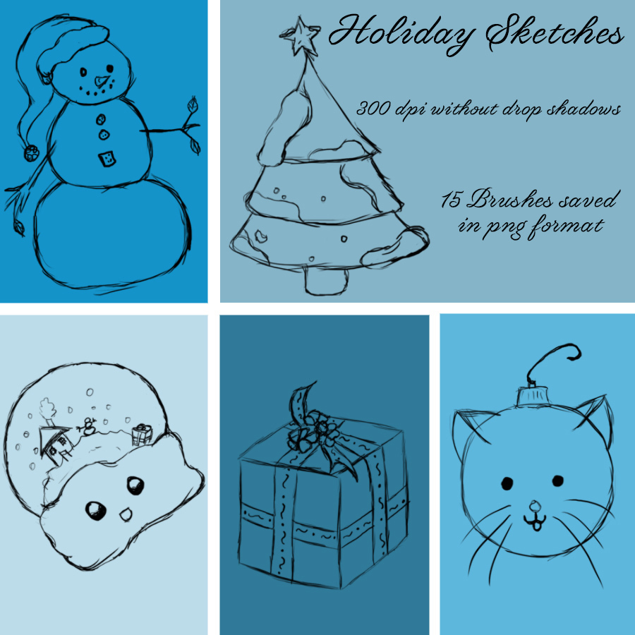 Holiday Brushes - PNGs by N/A