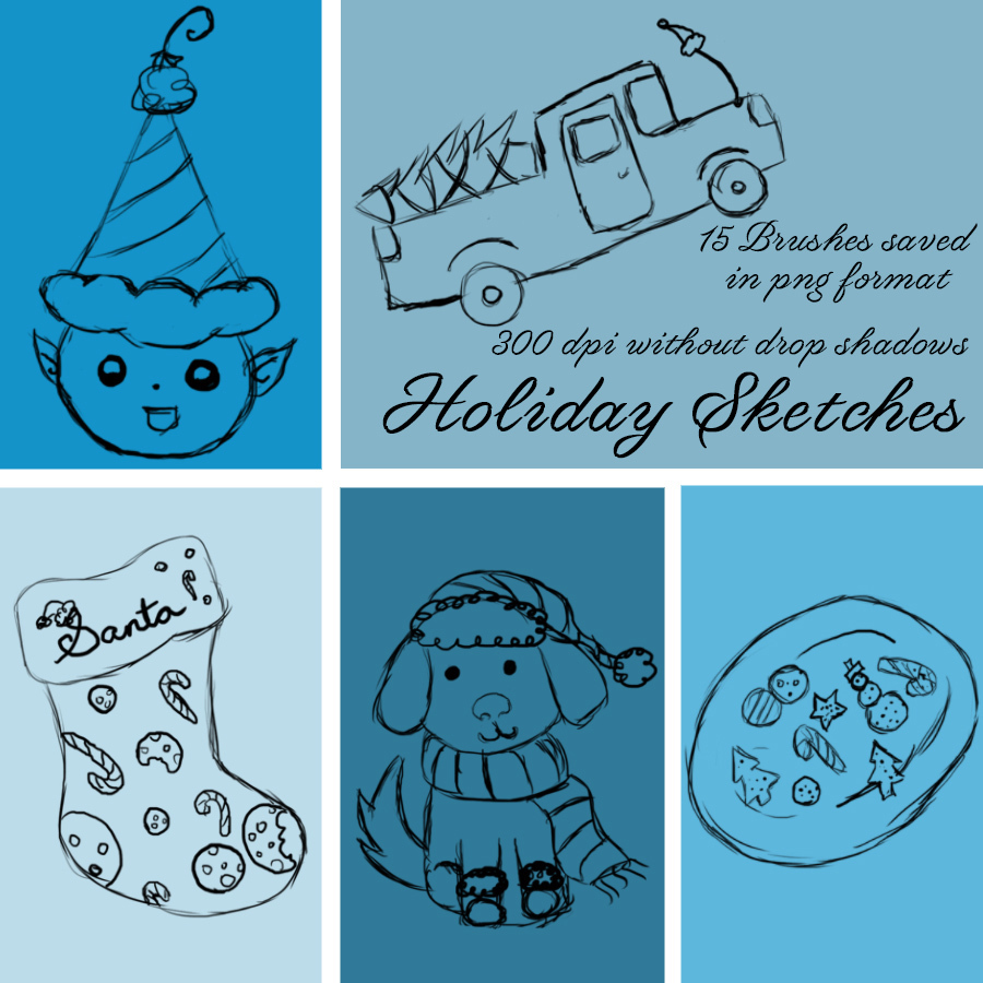 Holiday Brushes - PNGs by N/A
