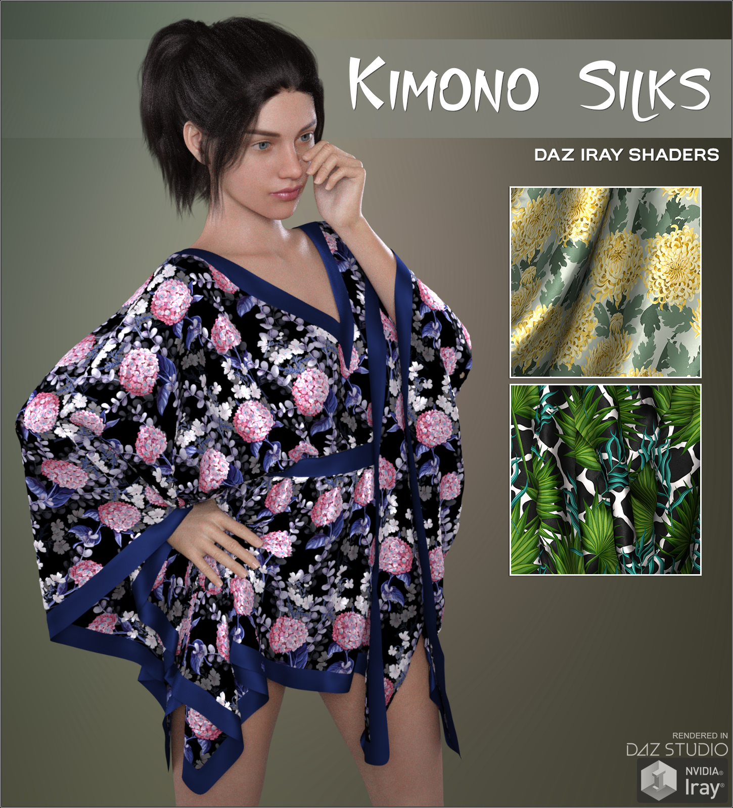 Daz Iray - Kimono Silks by N/A