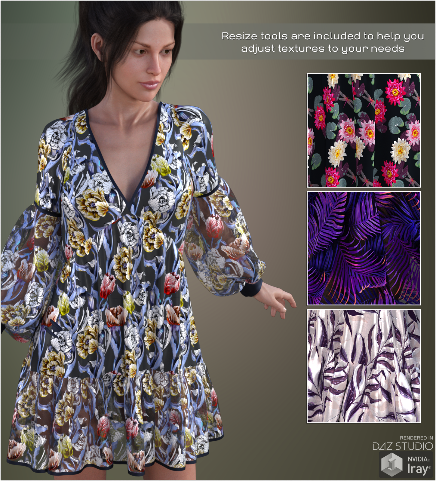 Daz Iray - Kimono Silks by N/A