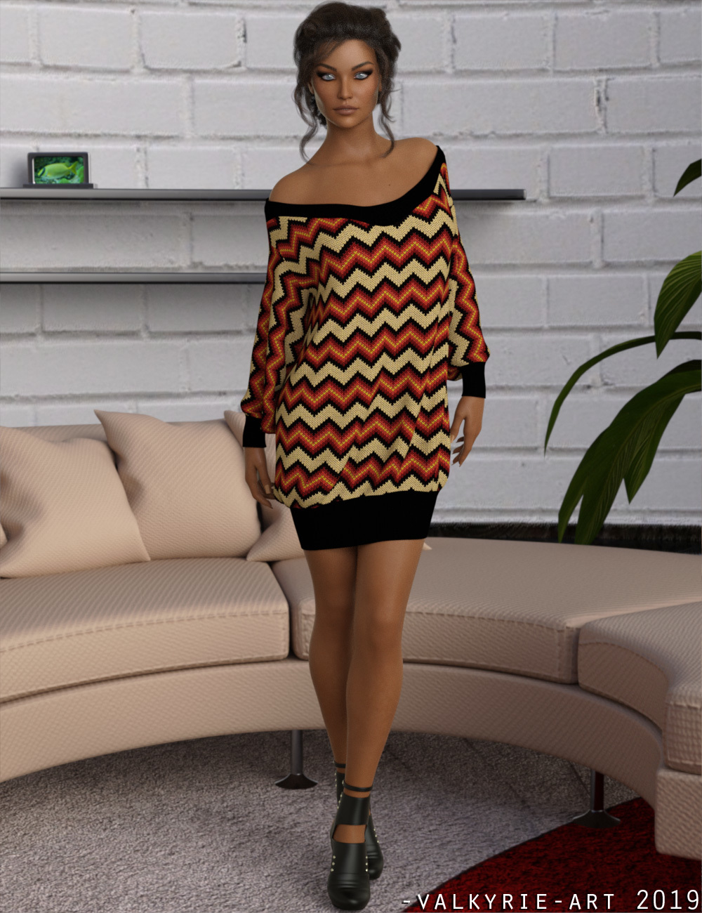 InStyle - dforce Off Shoulder Sweater G8F by N/A