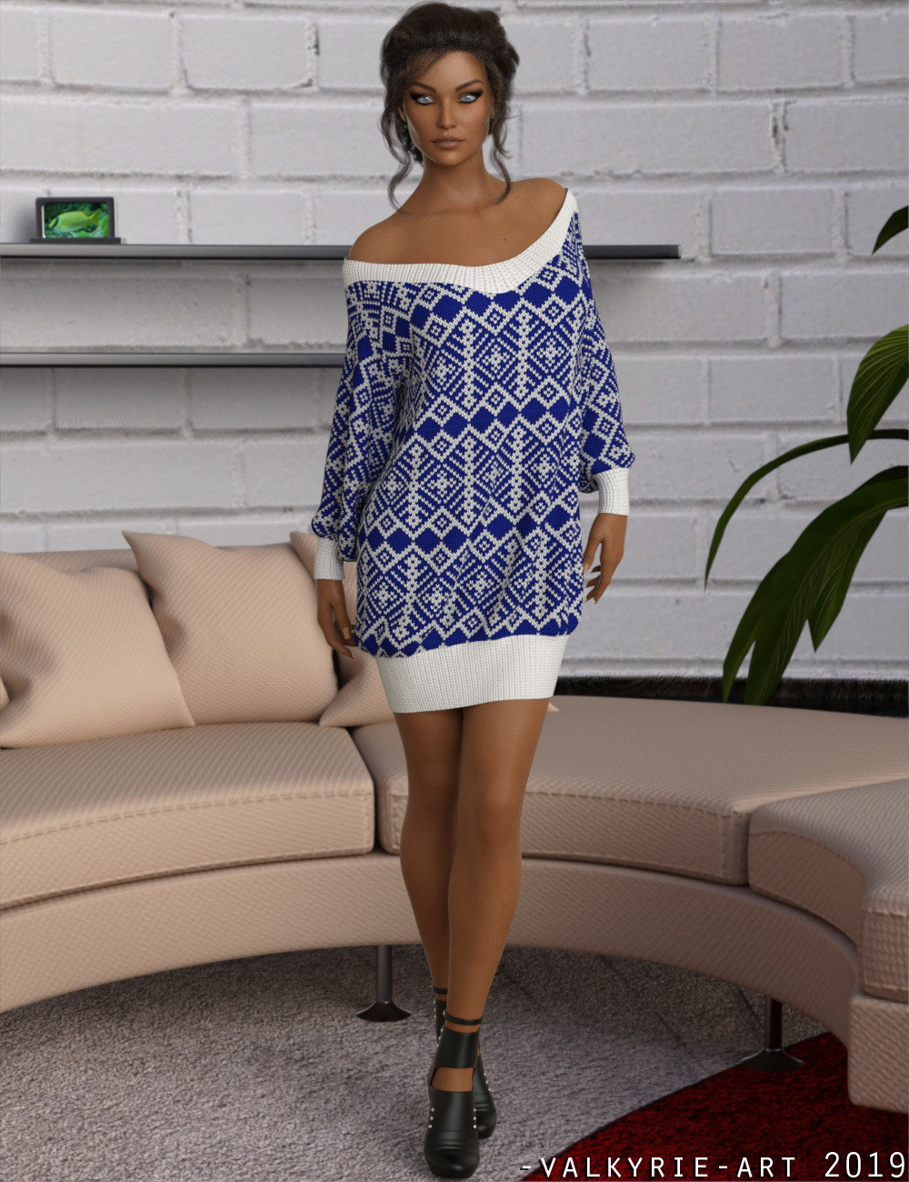 InStyle - dforce Off Shoulder Sweater G8F by N/A