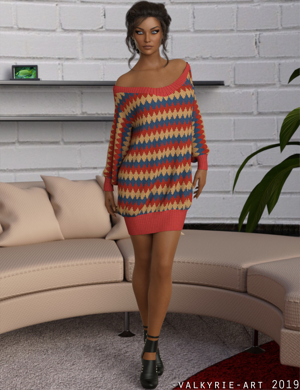 InStyle - dforce Off Shoulder Sweater G8F by N/A