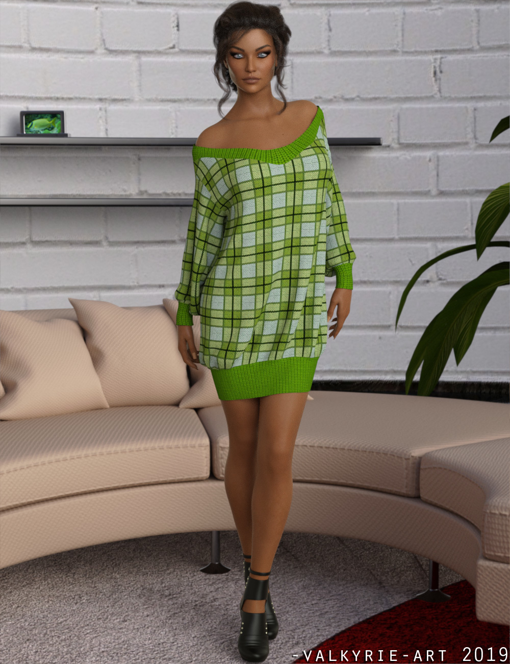 InStyle - dforce Off Shoulder Sweater G8F by N/A