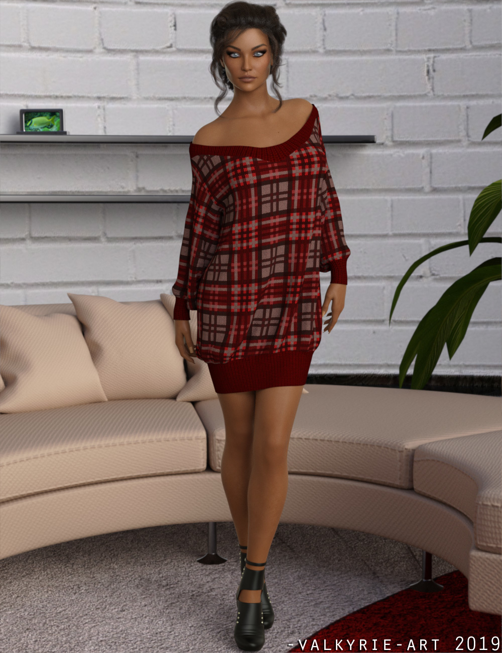 InStyle - dforce Off Shoulder Sweater G8F by N/A