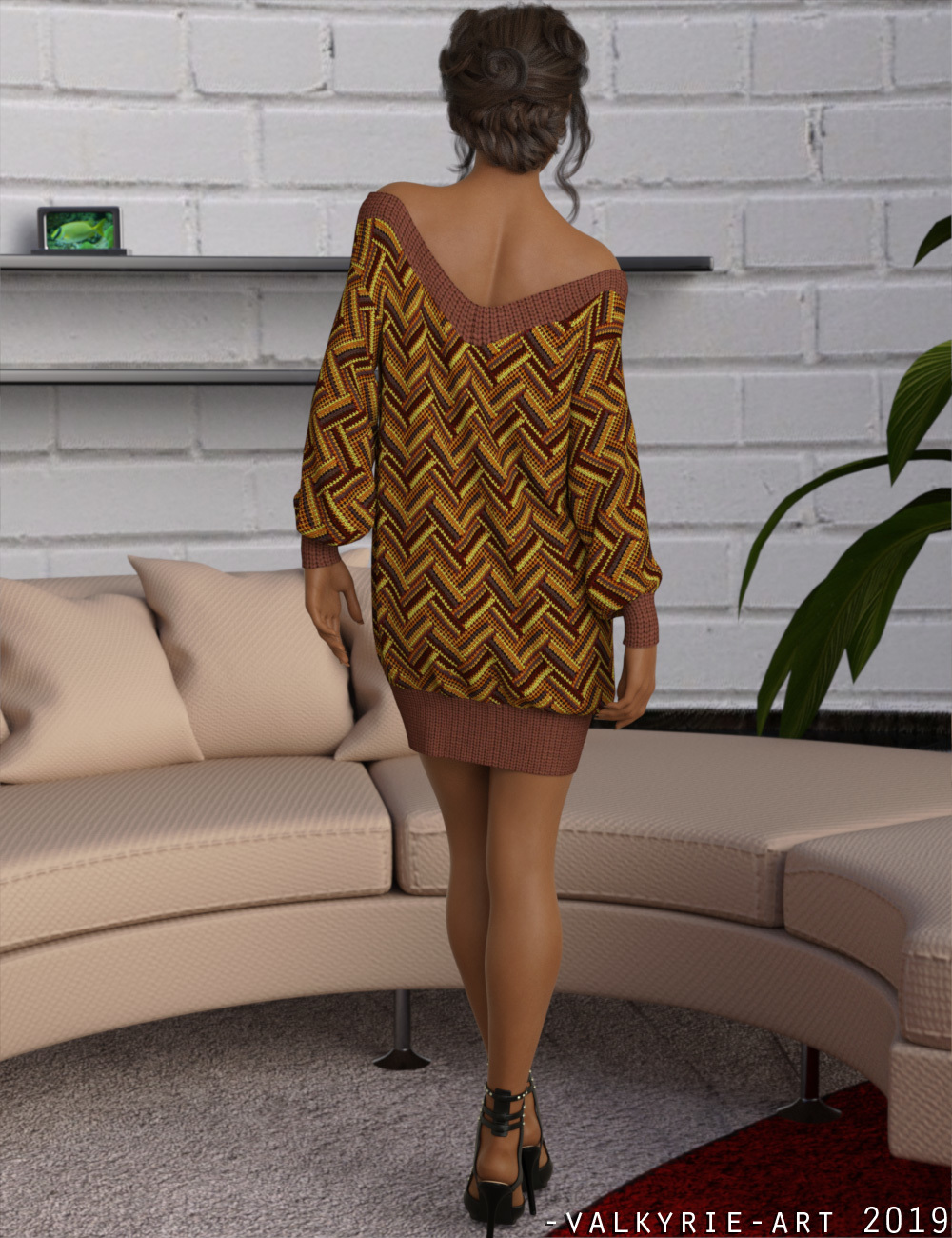 InStyle - dforce Off Shoulder Sweater G8F by N/A