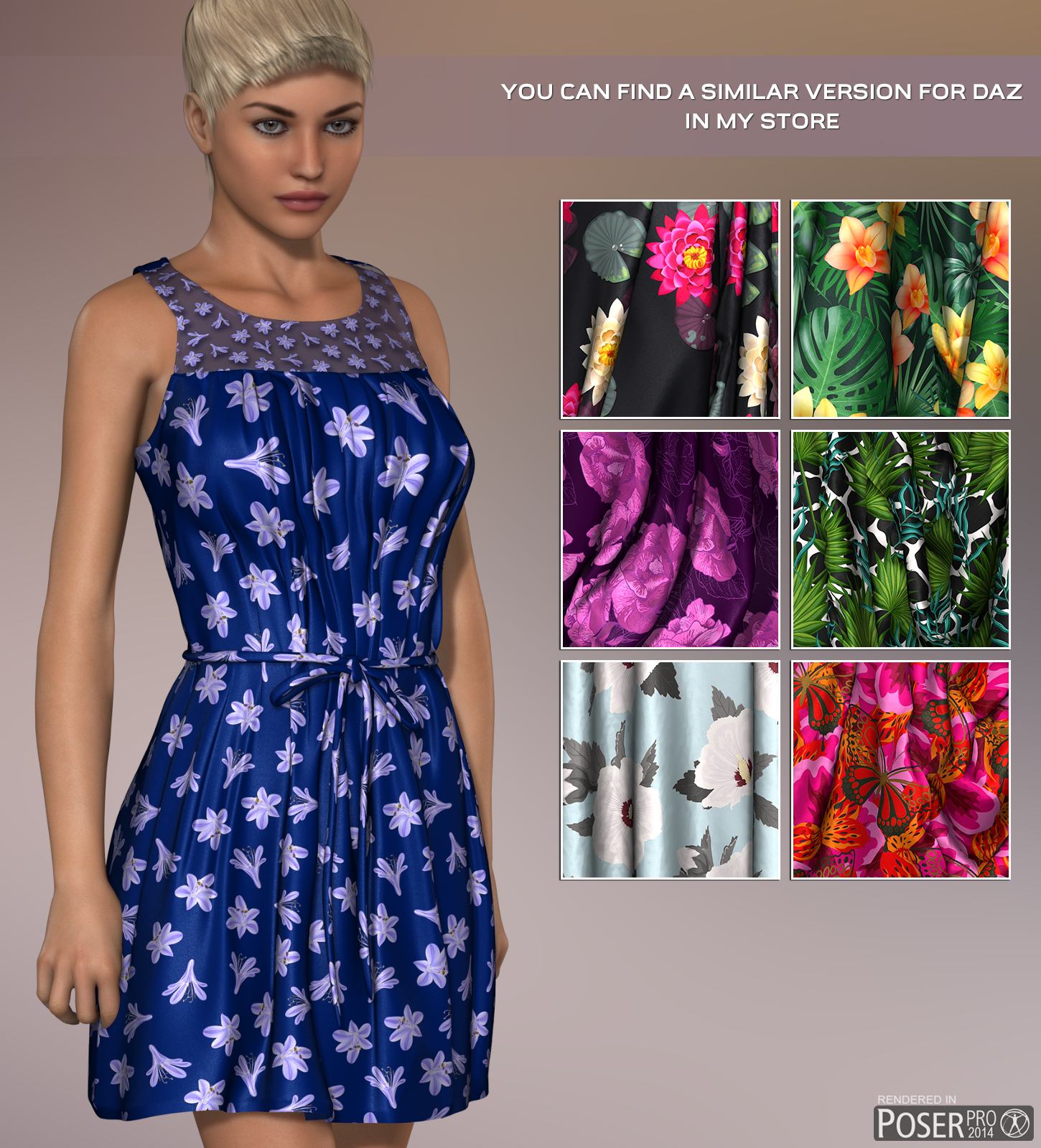 Poser - Kimono Silks by N/A