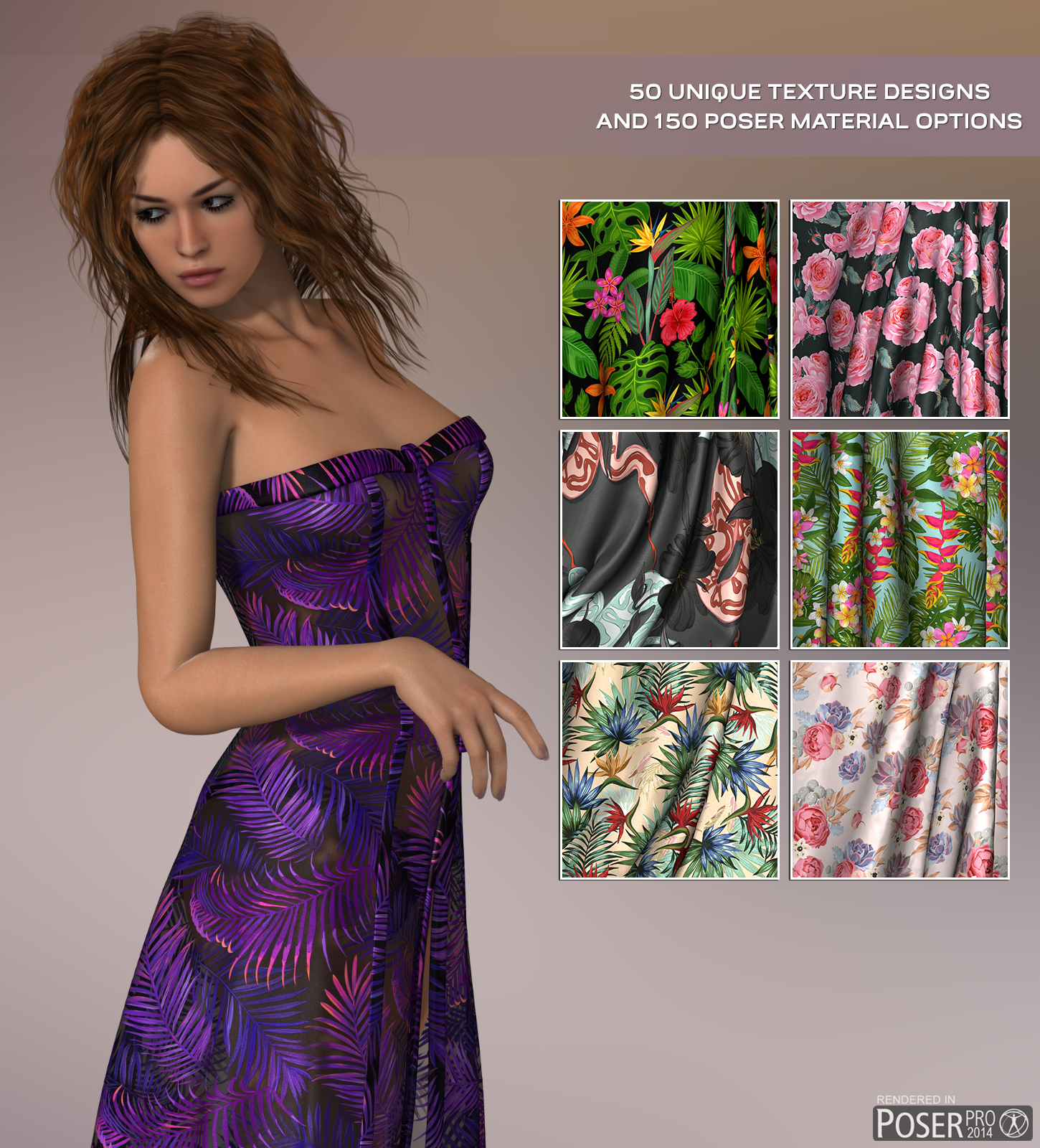 Poser - Kimono Silks by N/A