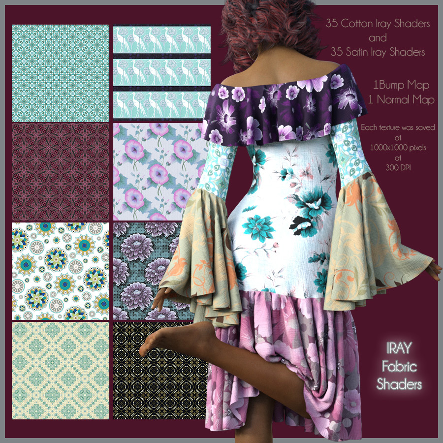 IRAY Fabric Shaders by N/A