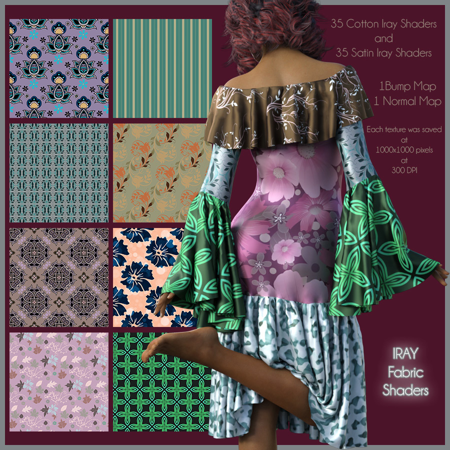 IRAY Fabric Shaders by N/A