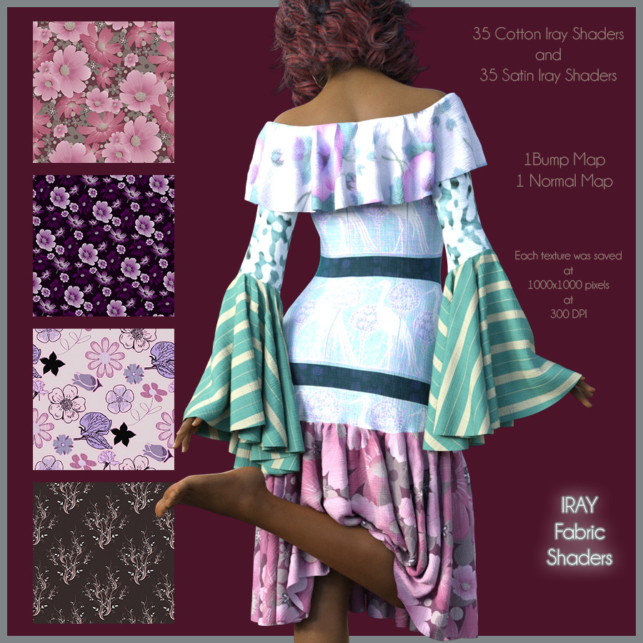 IRAY Fabric Shaders by N/A