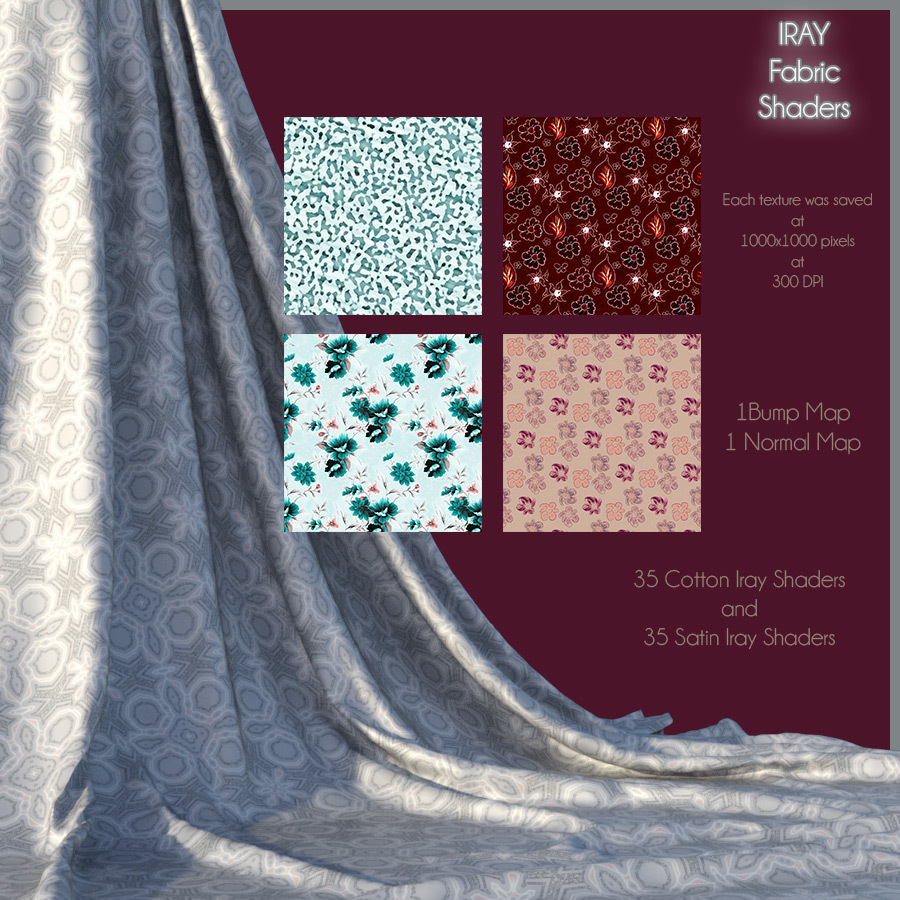 IRAY Fabric Shaders by N/A