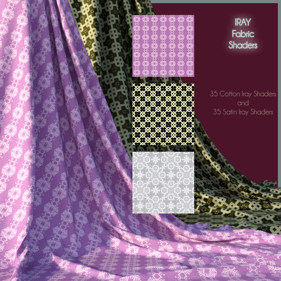 IRAY Fabric Shaders by N/A