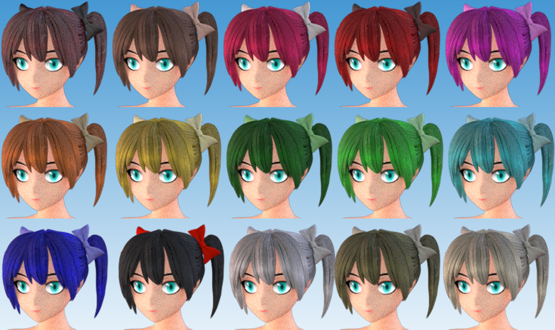 Anime Girl Hair for La Femme by N/A