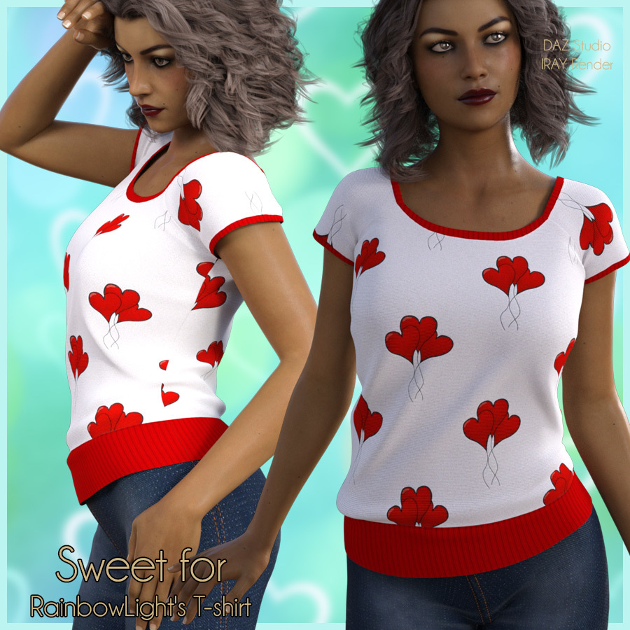 Sweet for RainbowLight's T-shirt by N/A