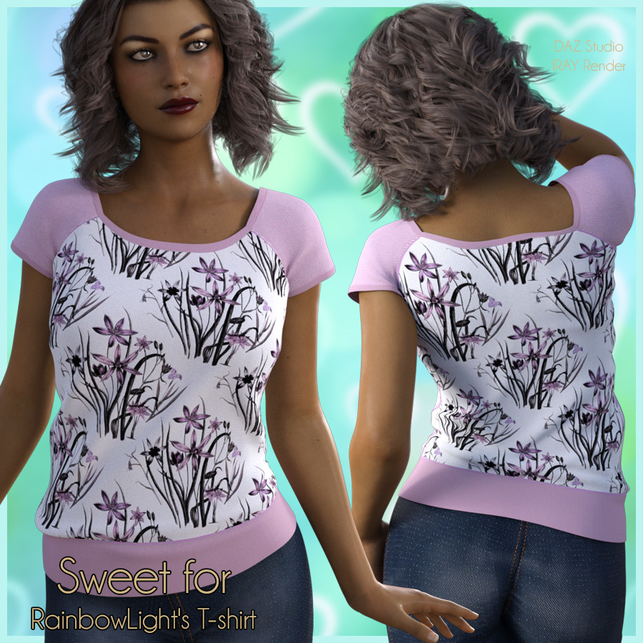 Sweet for RainbowLight's T-shirt by N/A
