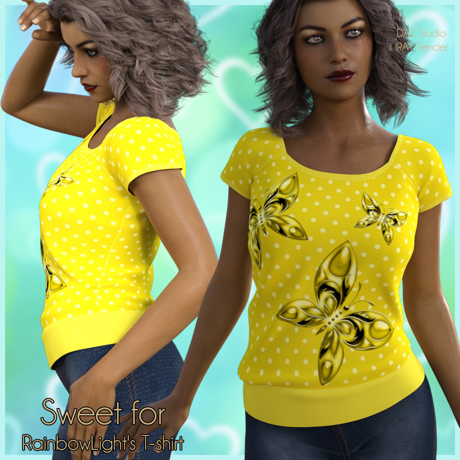 Sweet for RainbowLight's T-shirt by N/A