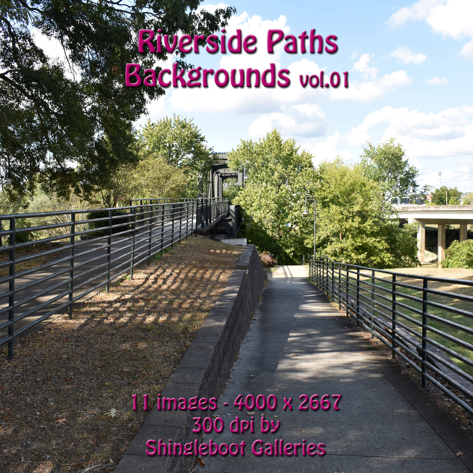 Riverside Paths Backgrounds vol.1 by N/A