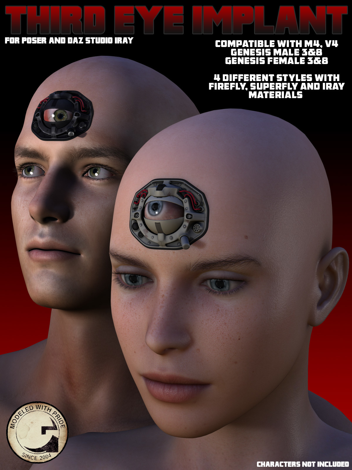 3rd Eye Implant for Poser and DS by N/A