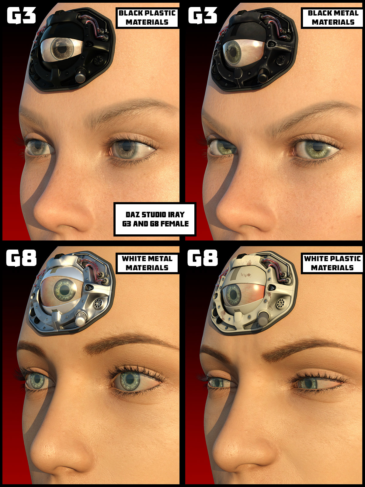 3rd Eye Implant for Poser and DS by N/A