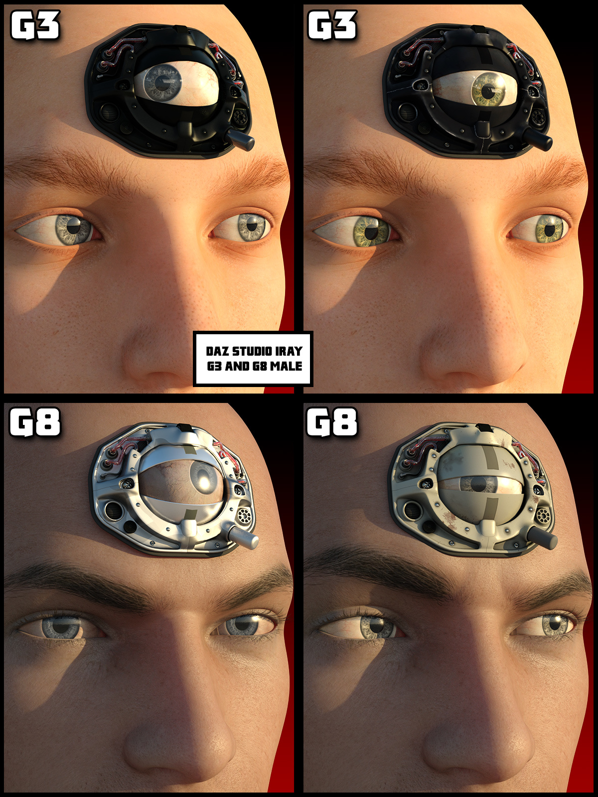 3rd Eye Implant for Poser and DS by N/A