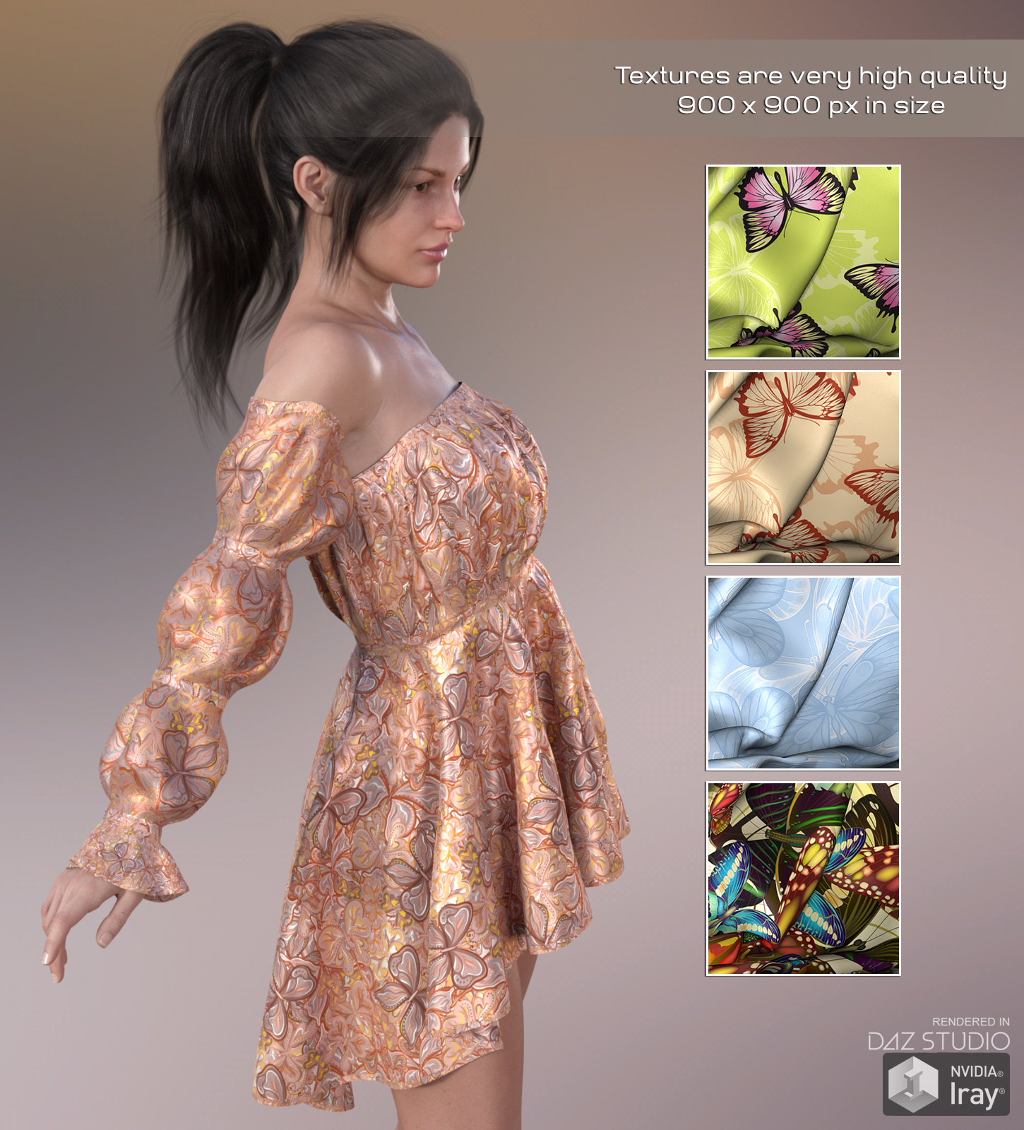 Daz Iray - Madame Butterfly by N/A