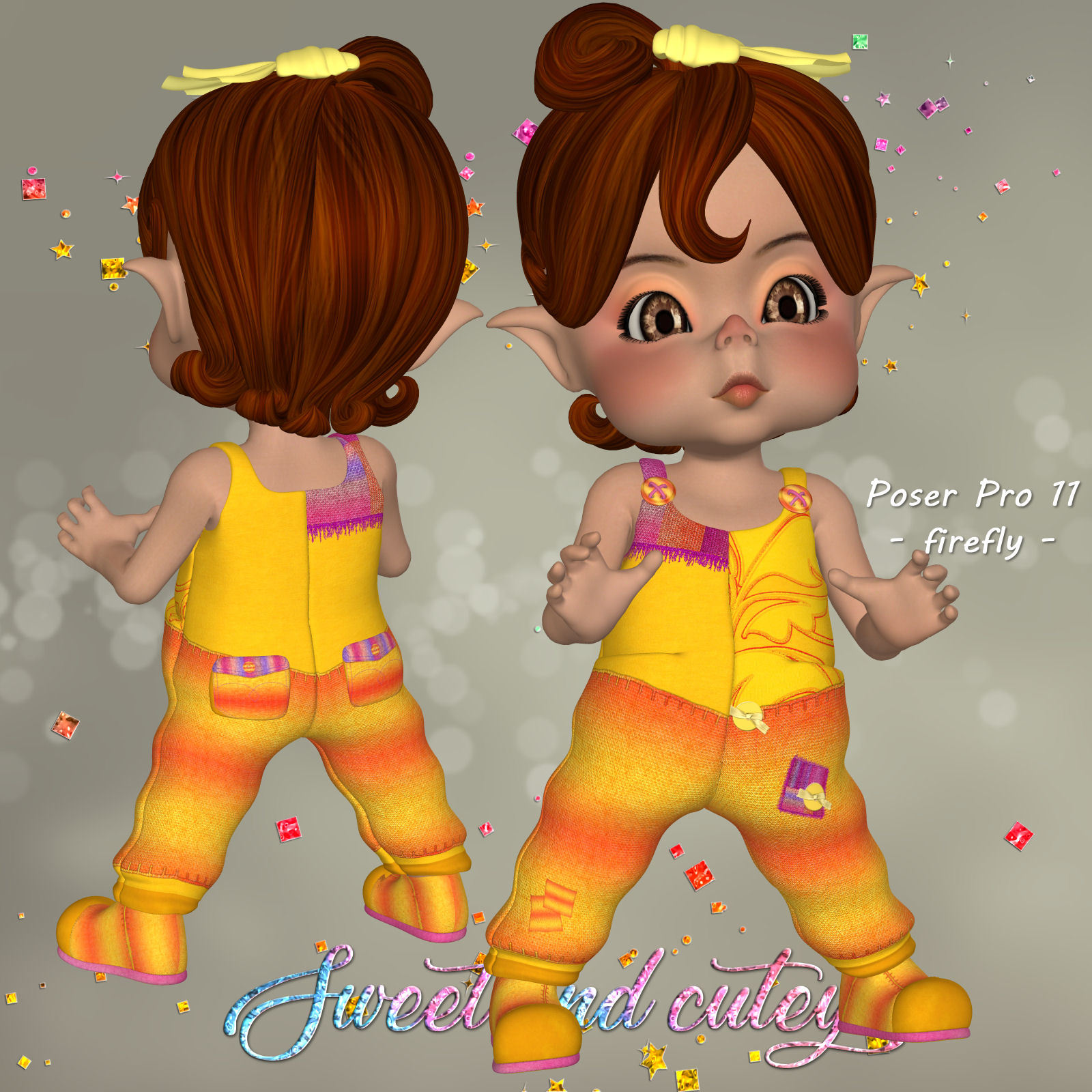 DA-Sweet and cutey for Kit or Peepot Overalls-1 by N/A