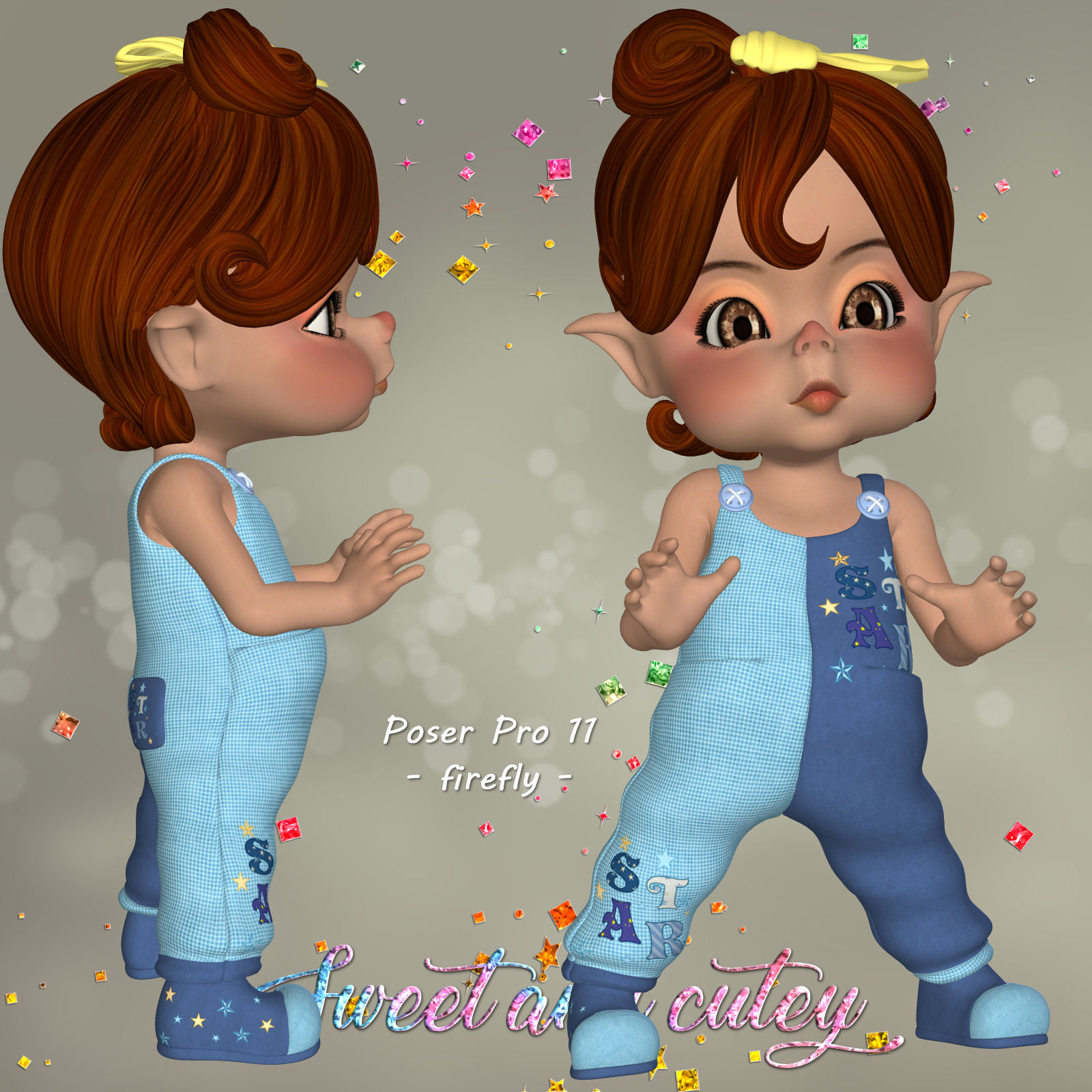 DA-Sweet and cutey for Kit or Peepot Overalls-1 by N/A