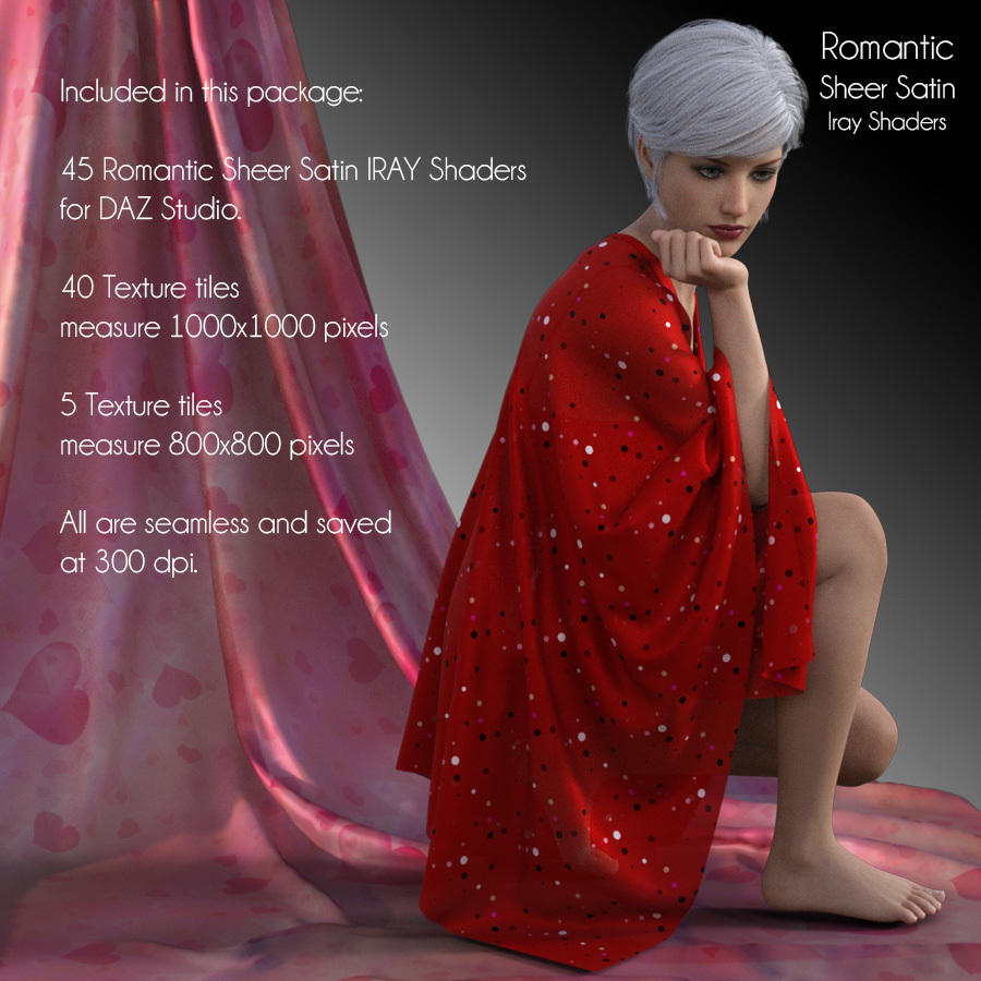 Romantic Sheer Satin Iray Shaders by N/A