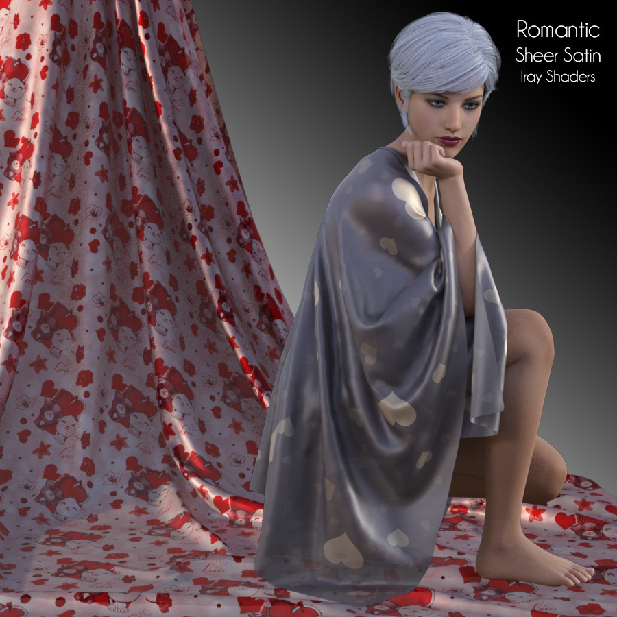 Romantic Sheer Satin Iray Shaders by N/A